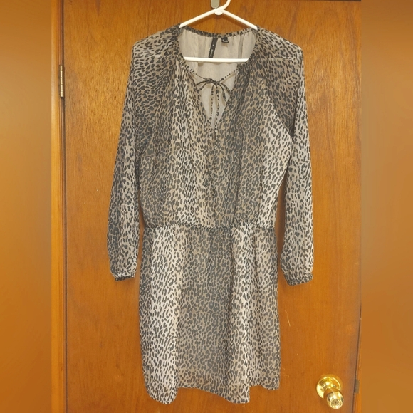 Mango Ladies leopard pattern dress - Picture 1 of 6